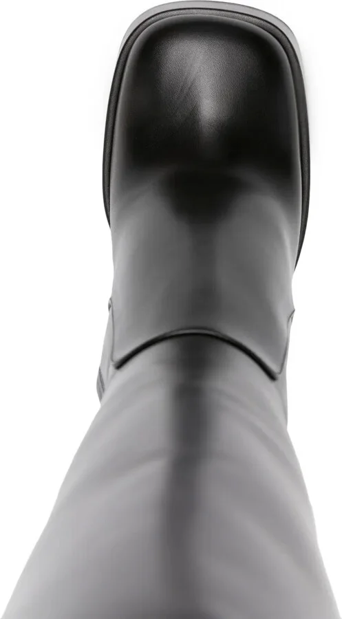 Aevitas 125mm leather platform boots - Image 4