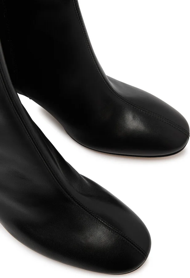 Aeyde Alena 75 Leather Ankle Boot - Image 3