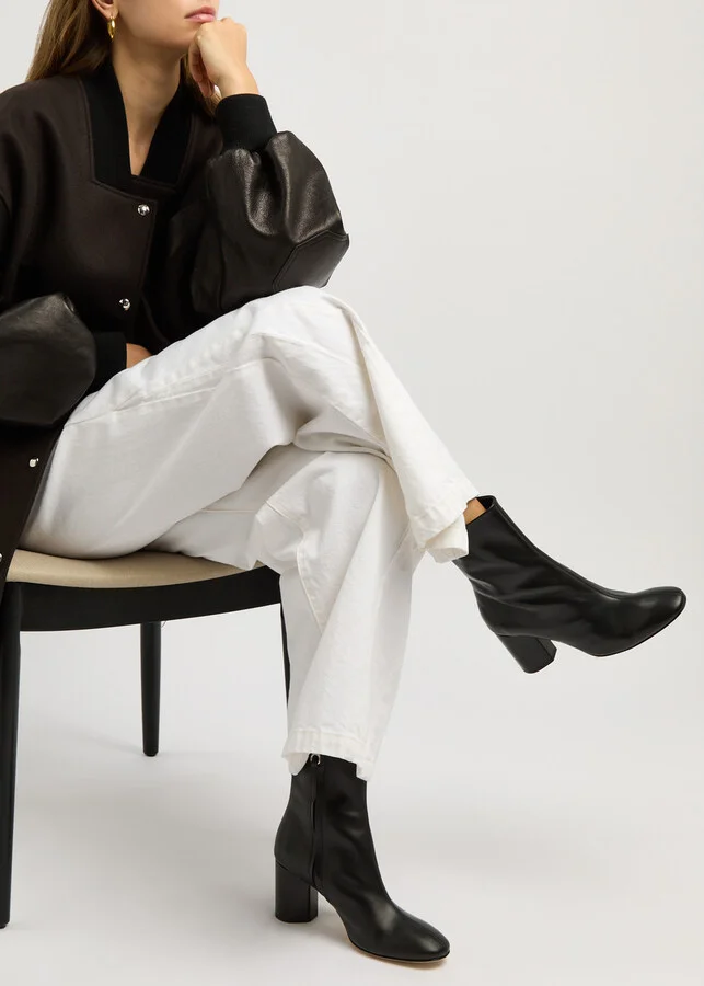 Aeyde Alena 75 Leather Ankle Boot - Image 5