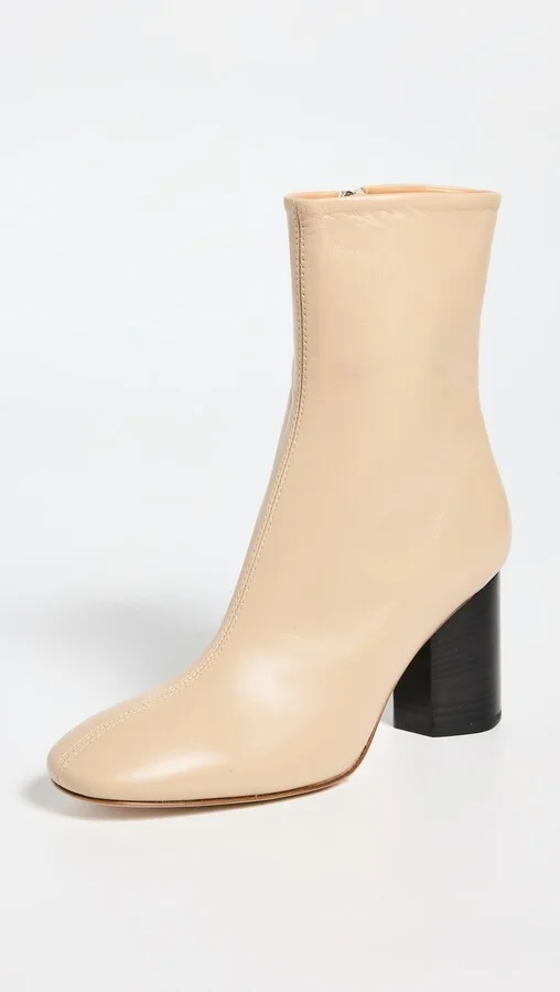 AEYDE Alena Nappa Leather Latte Boots - Image 2