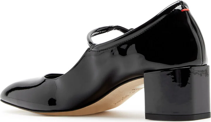 Aeyde Aline Mary Jane 45 Patent Leather Pumps - Image 2