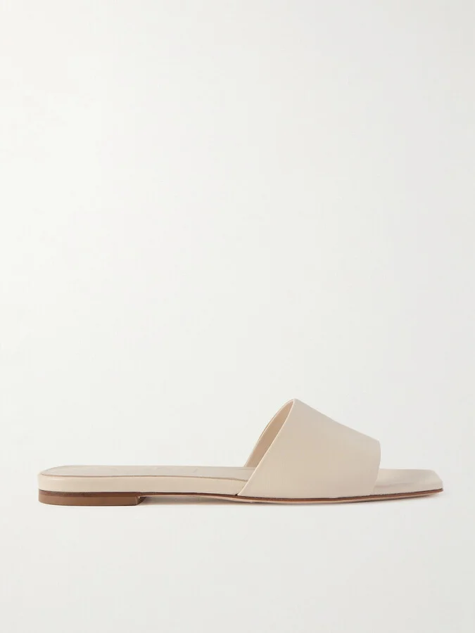 Aeyde - Anna Leather Sandals - Cream