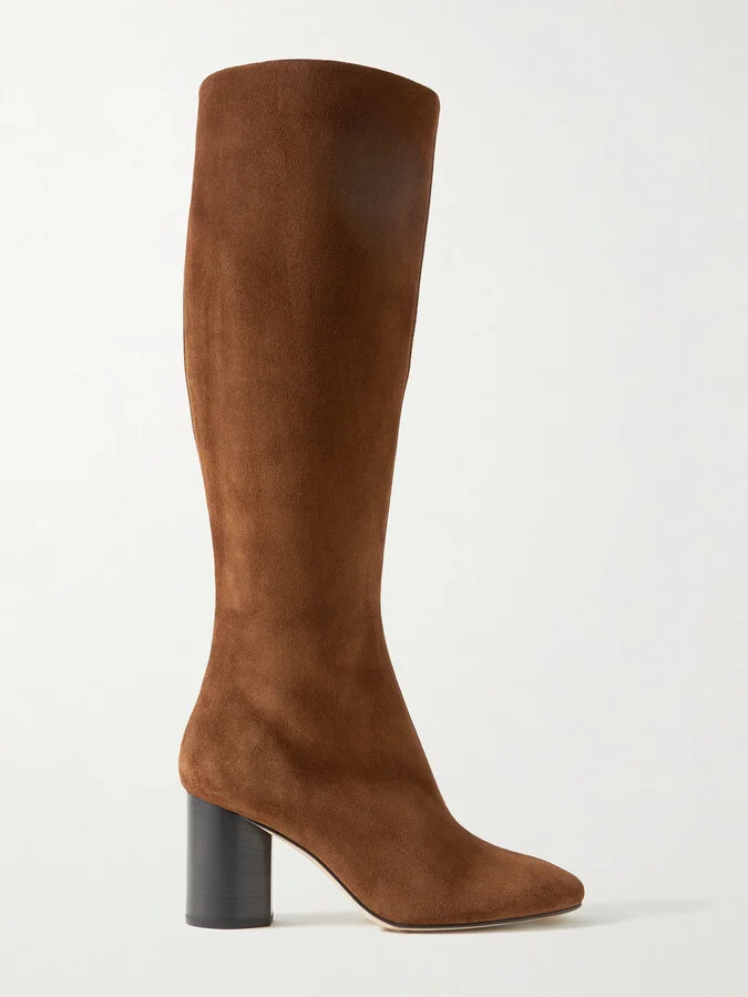 Aeyde - Ariana Leather Knee Boots - Brown