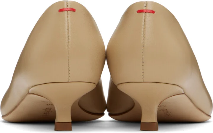Aeyde Beige Clara Heels - Image 2