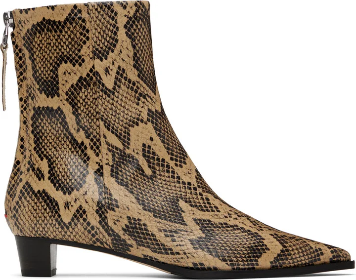 Aeyde Beige Harriet Boots