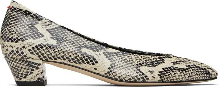 Aeyde Beige Helia Low-Cut Heels