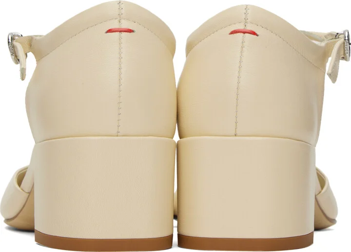 Aeyde Beige Magda Heels - Image 2