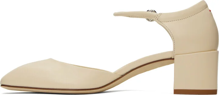 Aeyde Beige Magda Heels - Image 3