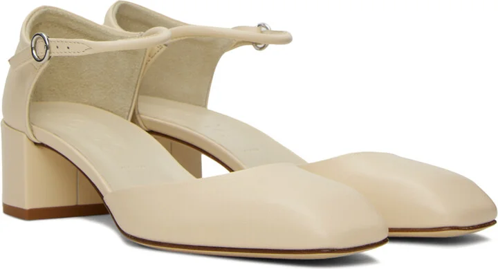 Aeyde Beige Magda Heels - Image 4