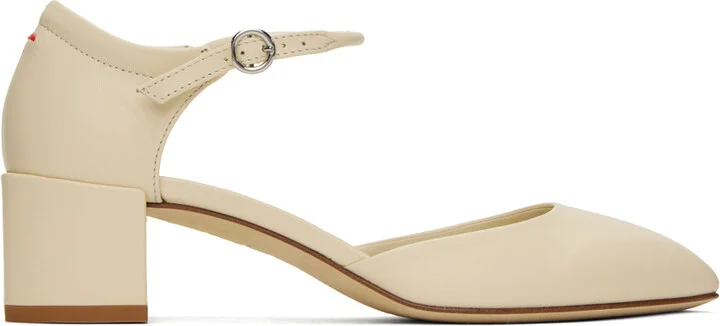 Aeyde Beige Magda Heels
