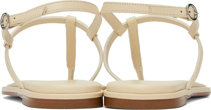 Aeyde Beige Nala Sandals - Image 2