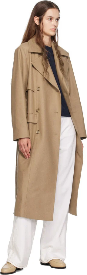 Aeyde Beige Oscar Loafers - Image 5