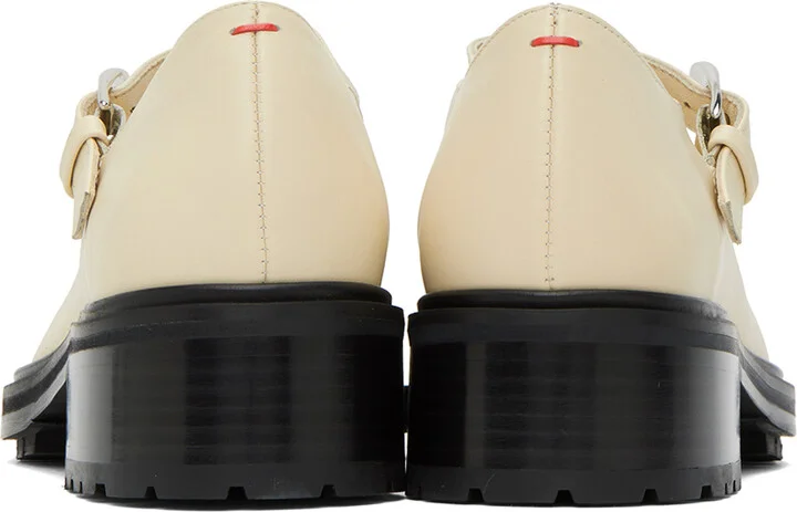 Aeyde Beige Roberta Loafers - Image 2