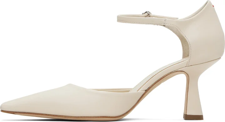 Aeyde Beige Salvi Heels - Image 3