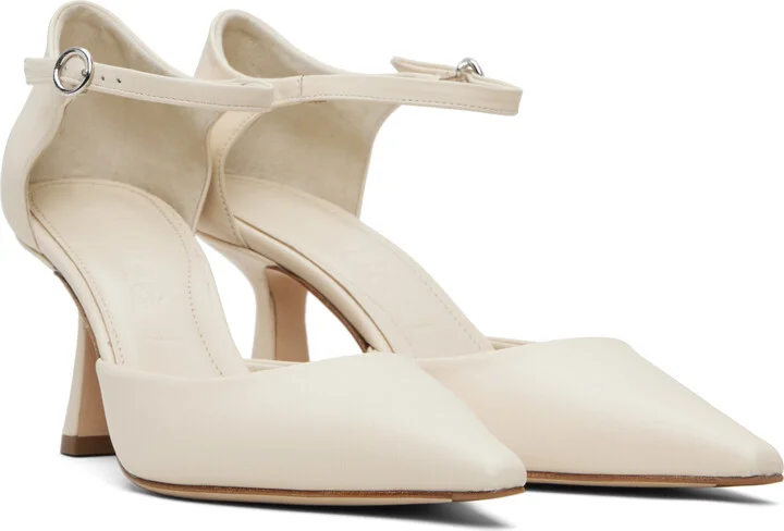 Aeyde Beige Salvi Heels - Image 4