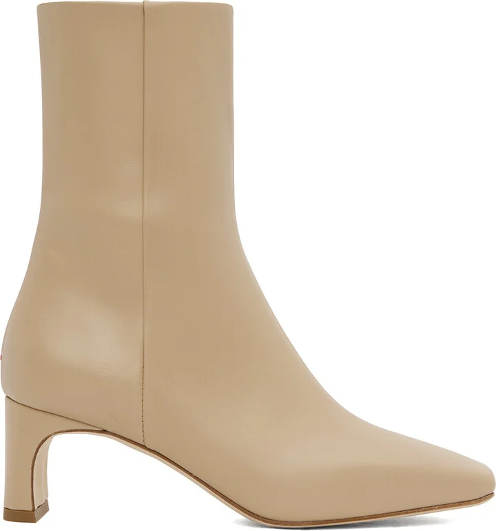 Aeyde Beige Tabitha Ankle Boots
