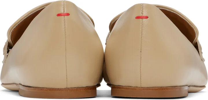 Aeyde Beige Tom Loafers - Image 2