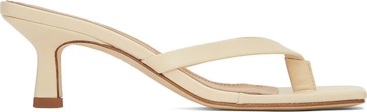 Aeyde Beige Wilma Heeled Sandals