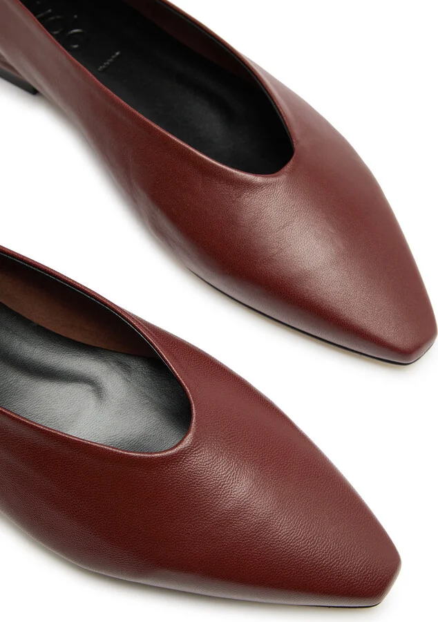 Aeyde Betty Leather Ballet Flats - Image 3
