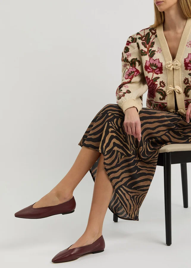 Aeyde Betty Leather Ballet Flats - Image 5