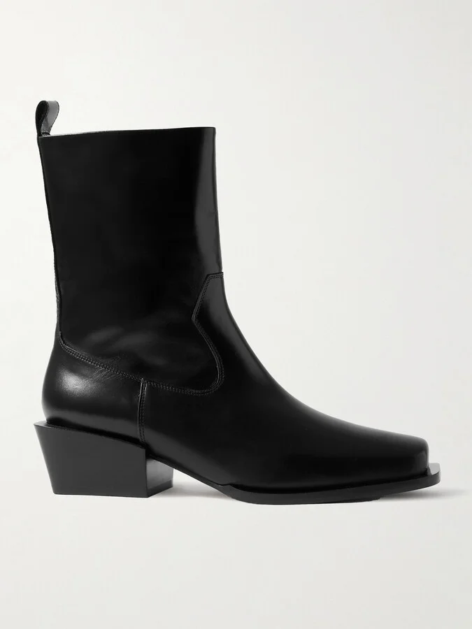 Aeyde - Bill Leather Ankle Boots - Black