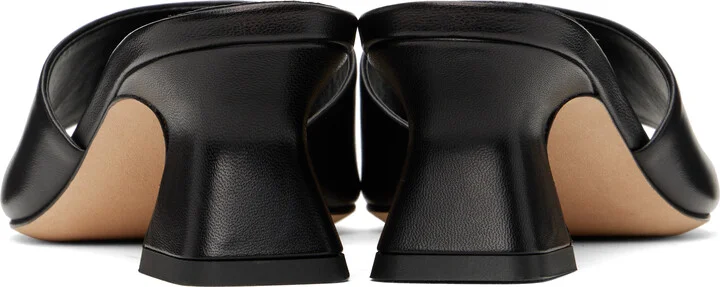 Aeyde Black Ale Leather Mules - Image 2