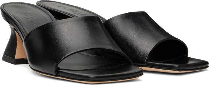 Aeyde Black Ale Leather Mules - Image 4