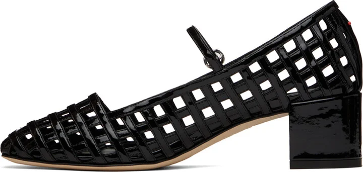 Aeyde Black Aline Caged Mary-Jane Heels - Image 3