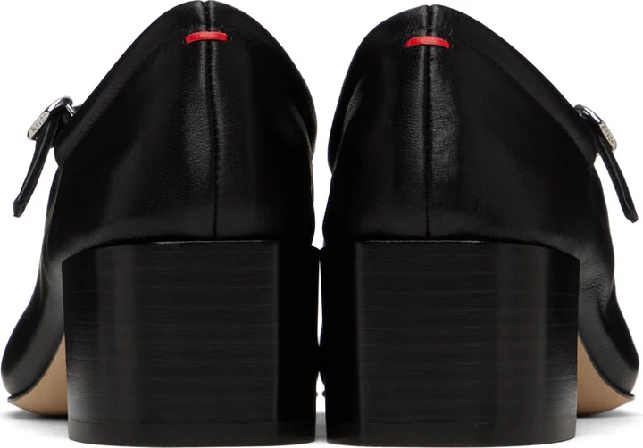 Aeyde Black Aline Mary-Jane Heels - Image 2