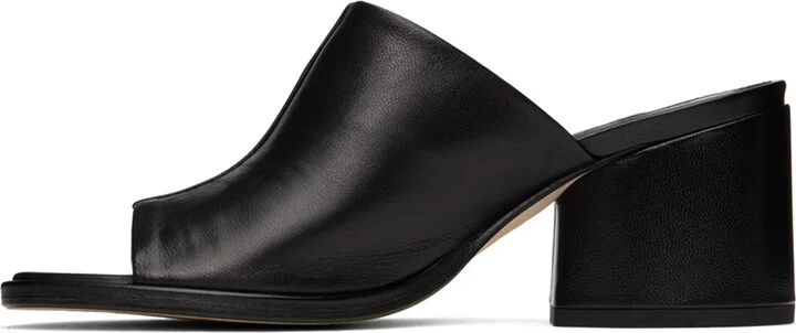 Aeyde Black Amanda Heeled Sandals - Image 3