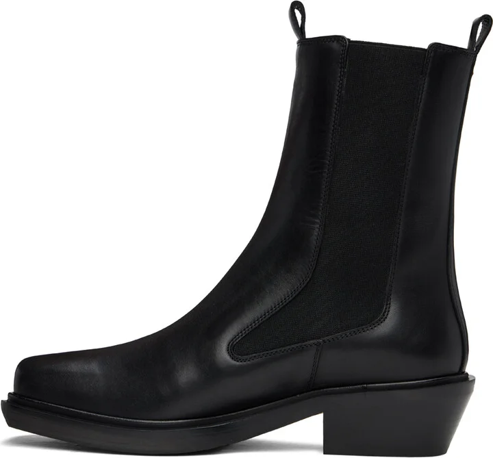 Aeyde Black Antonia Chelsea Boots - Image 3