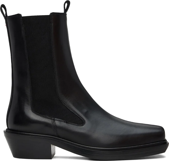 Aeyde Black Antonia Chelsea Boots