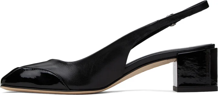 Aeyde Black Augusta Nappa Heels - Image 3