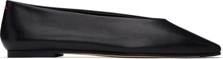 Aeyde Black Betty Ballerina Flats