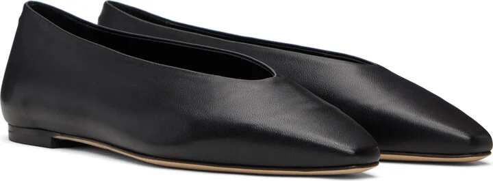 Aeyde Black Betty Square-Toe Ballerina Flats - Image 4