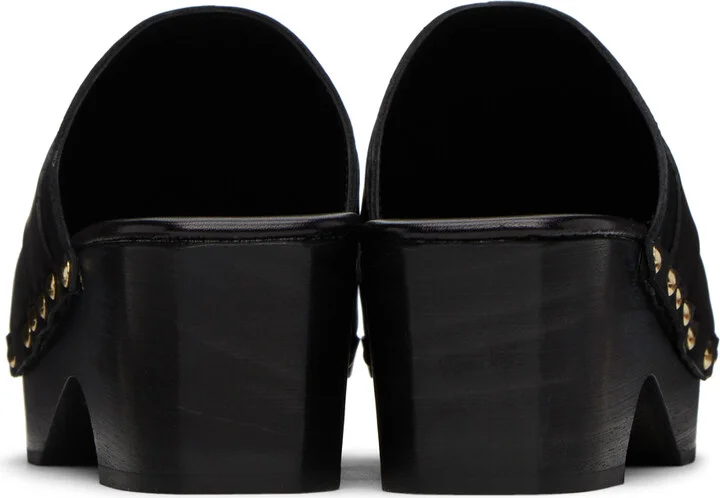 Aeyde Black Bibi Clogs - Image 2
