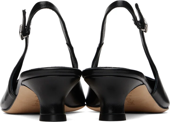 Aeyde Black Catrina Slingback Heels - Image 2