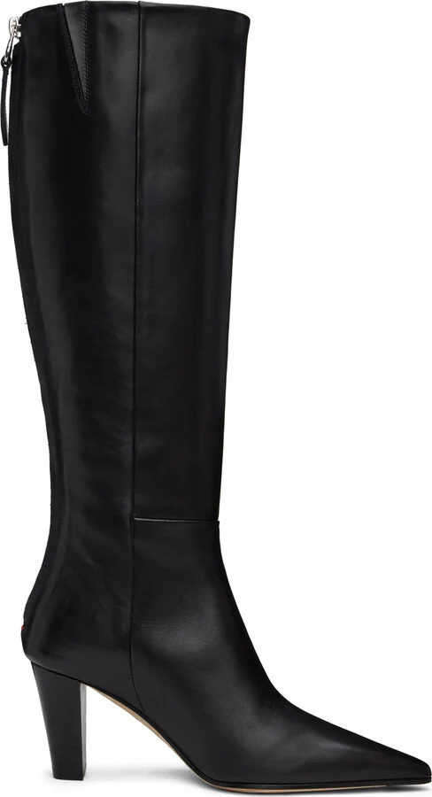 Aeyde Black Cecilia Tall Boots