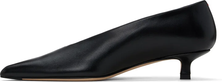 Aeyde Black Clara Leather Heels - Image 3