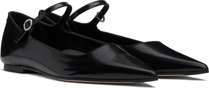 Aeyde Black Cleo Ballerina Flats - Image 4