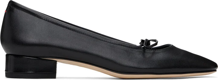 Aeyde Black Darya Ballerina Flats