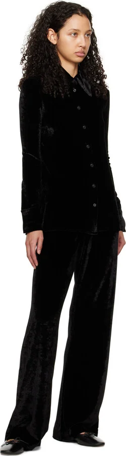 Aeyde Black Delfina Ballerina Flats - Image 5