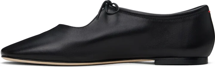 Aeyde Black Della Ballerina Flats - Image 3