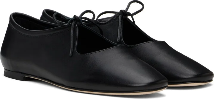 Aeyde Black Della Ballerina Flats - Image 4