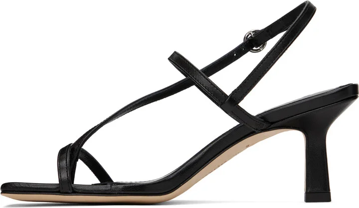 Aeyde Black Elise Heeled Sandals - Image 3