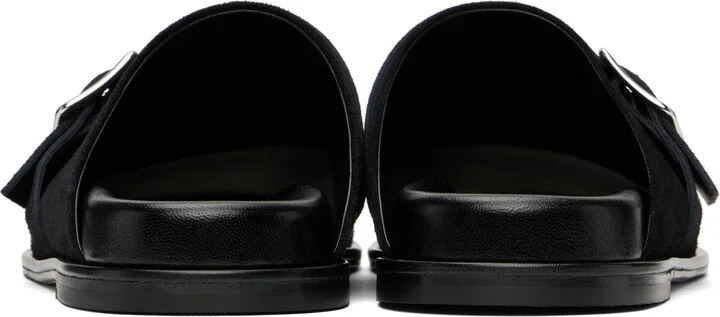 Aeyde Black Finja Leather Slip-on Loafers - Image 2