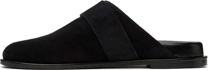 Aeyde Black Finja Leather Slip-on Loafers - Image 3