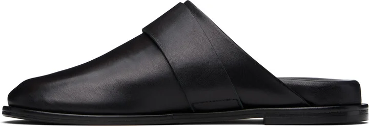 Aeyde Black Finja Leather Slip-on Loafers - Image 3