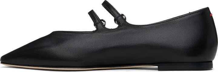 Aeyde Black Franny Ballerina Flats - Image 3