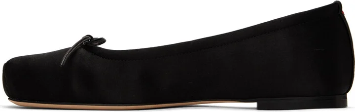 Aeyde Black Gabriella Ballerina Flats - Image 3